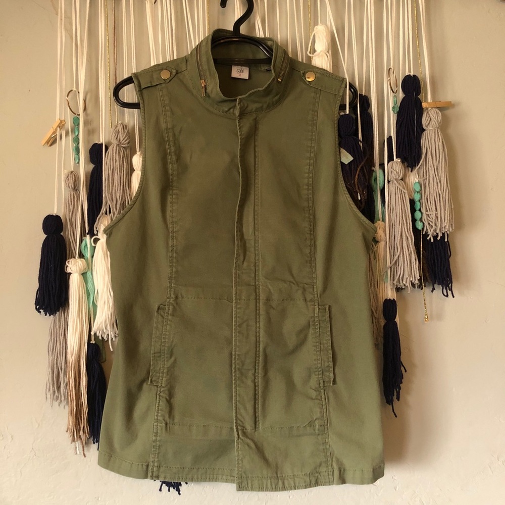 CAbi Olive Green Vest